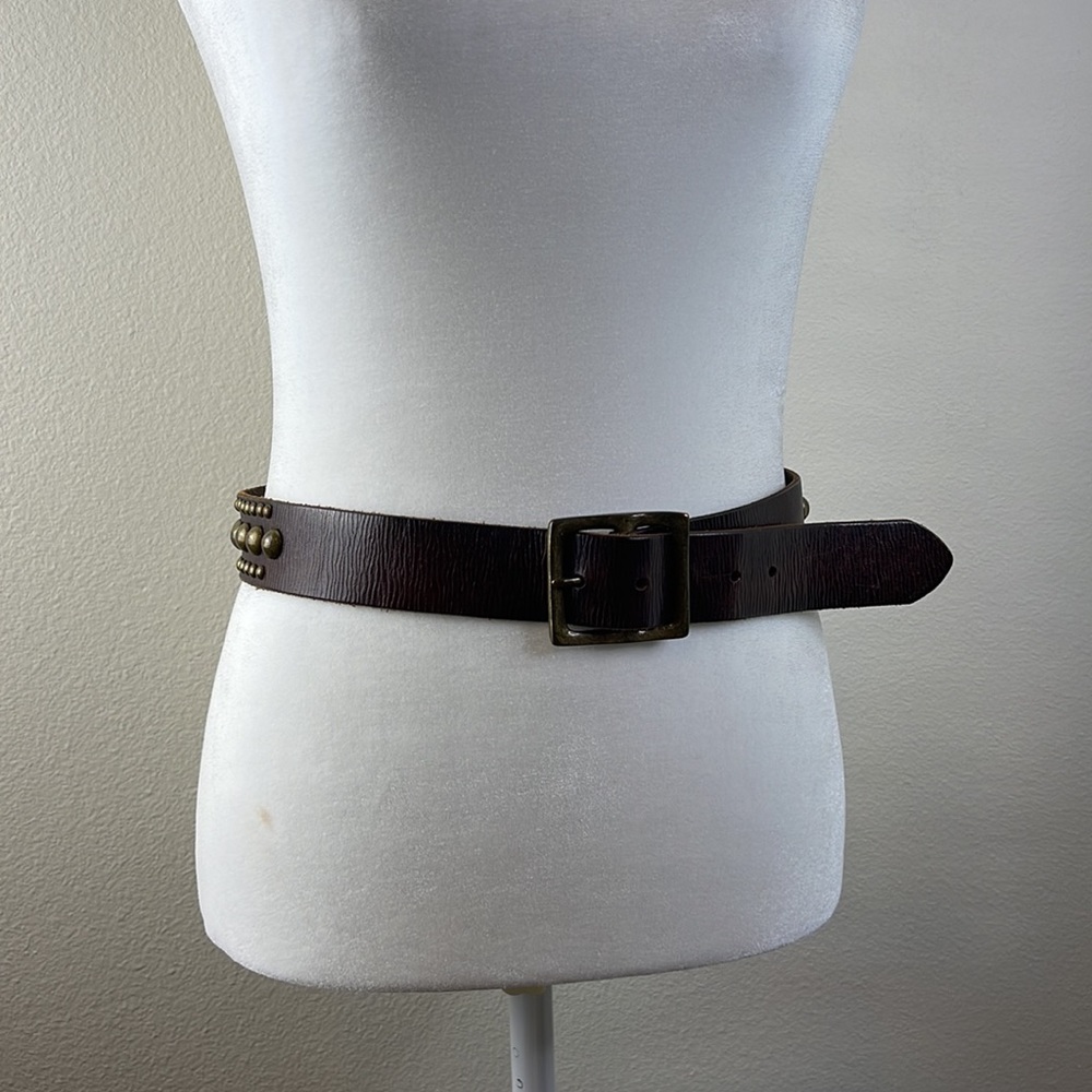 Women’s Gap Studded Leather Belt Size XS